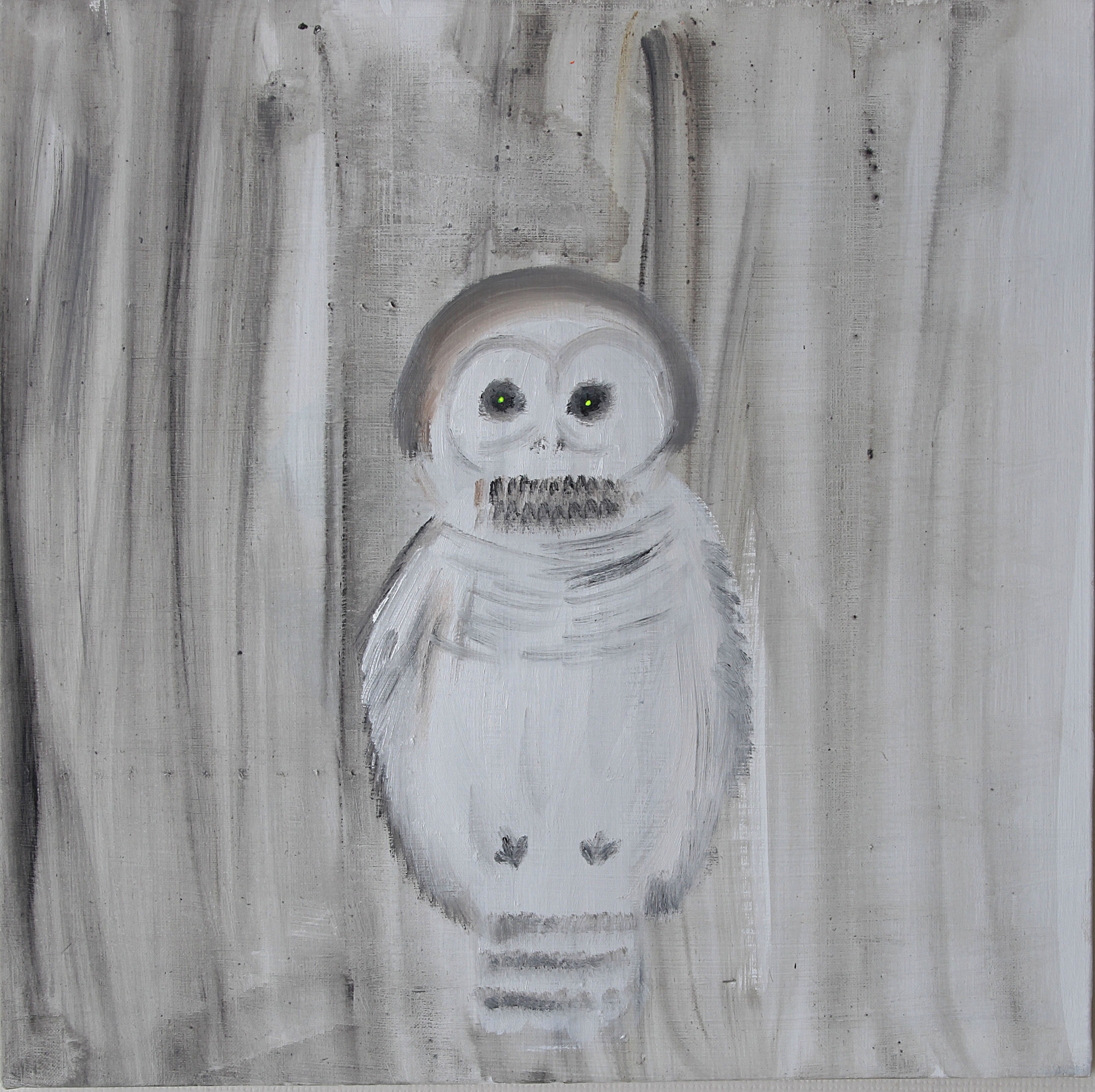 White owl  2012   oil on canvas